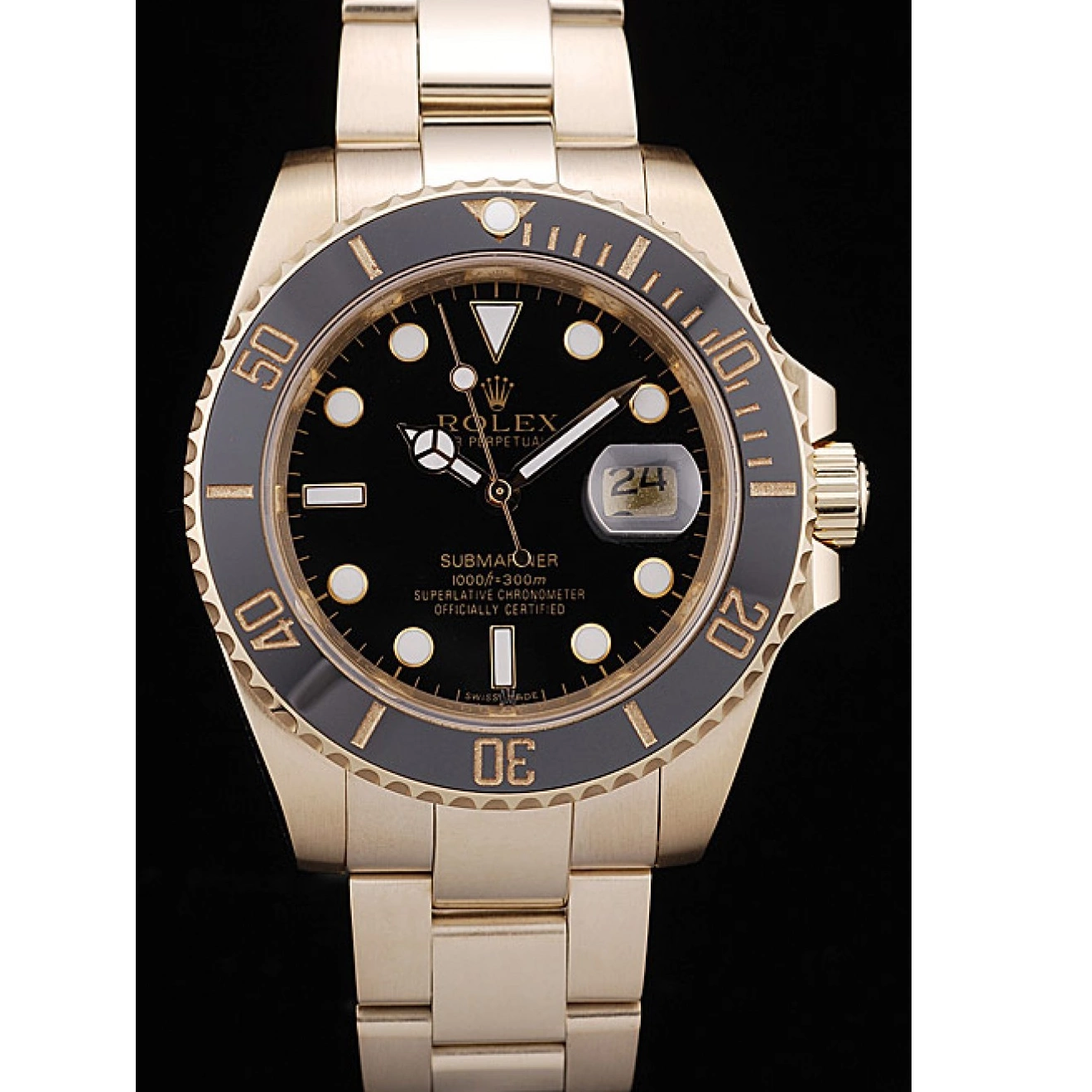 Aaa replica Bezel Black 98231 Rolex Dial Submariner Black Ceramic 0630